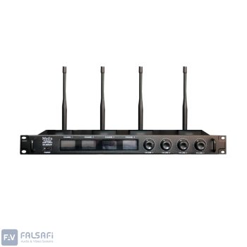 میکروفن بیسیم چهار یقه ای FAV-WR4800